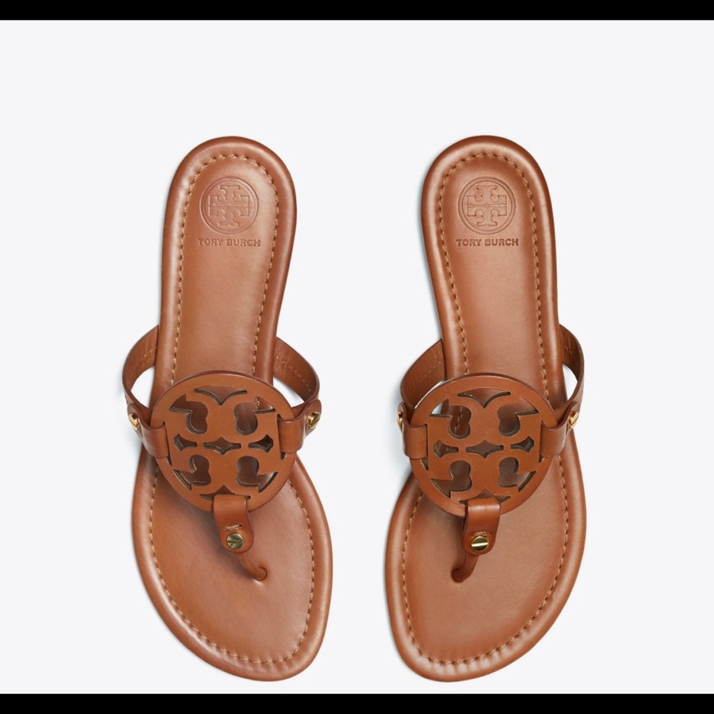 Tory Burch Miller Sandal Color: vintage Vachetta